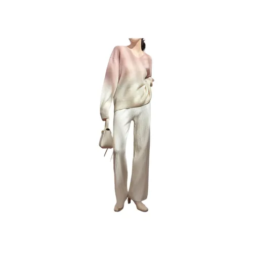 DESIGNER UNCLE 핑크 여성 스웨터