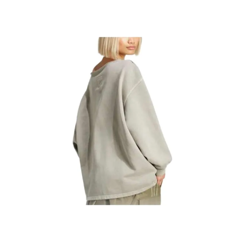 Adidas Originals Sweatshirt Women's Egg Stone Silver Gray-2