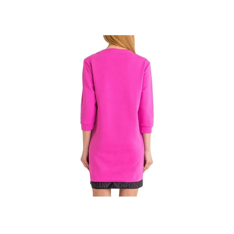 EMPORIO ARMANI SS22 Long Sleeved Dresses Women's Pink-1