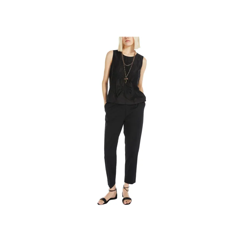 MaxMara Studio Casual Pants Women's Black-1