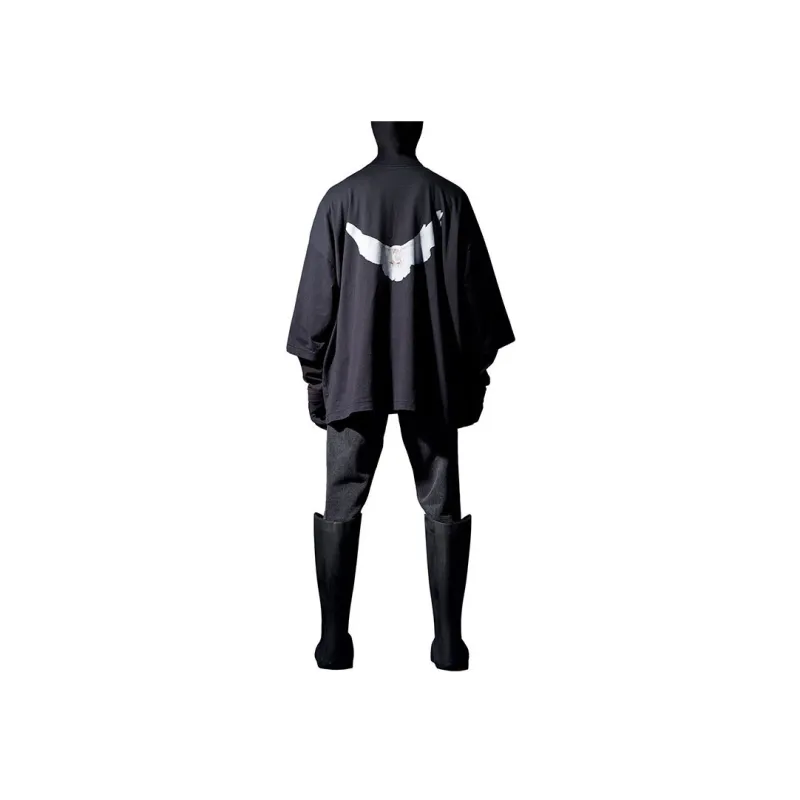 YEEZY X Gap X Balenciaga Dove 3/4 Sleeve Tee Black-5