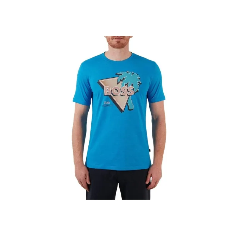 HUGO BOSS SS22 T Shirt Men's Bright Blue-1
