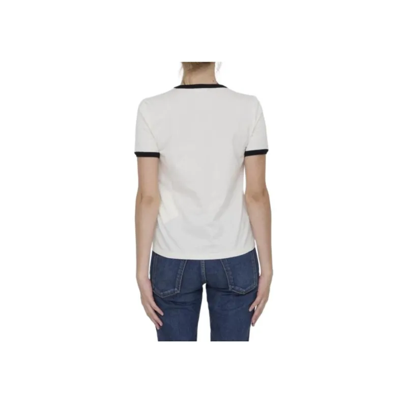 CELINE Triomphe T shirt In Cotton Jersey-3