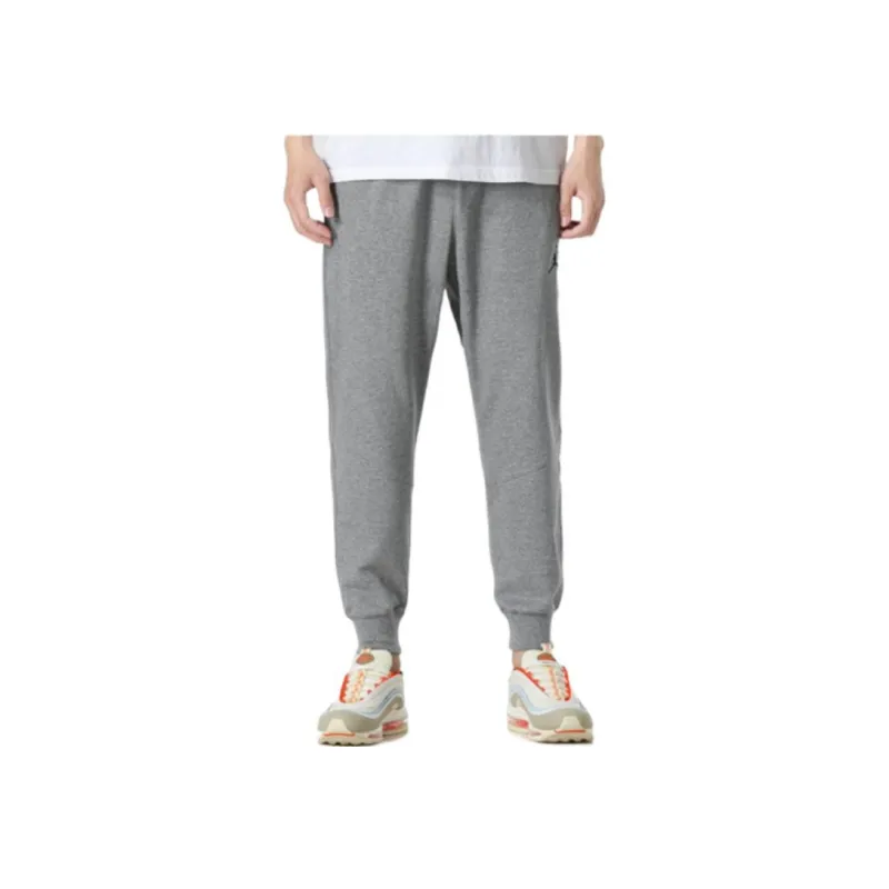 Jordan Dri FIT Knitted Sweatpants Men's Gray-1