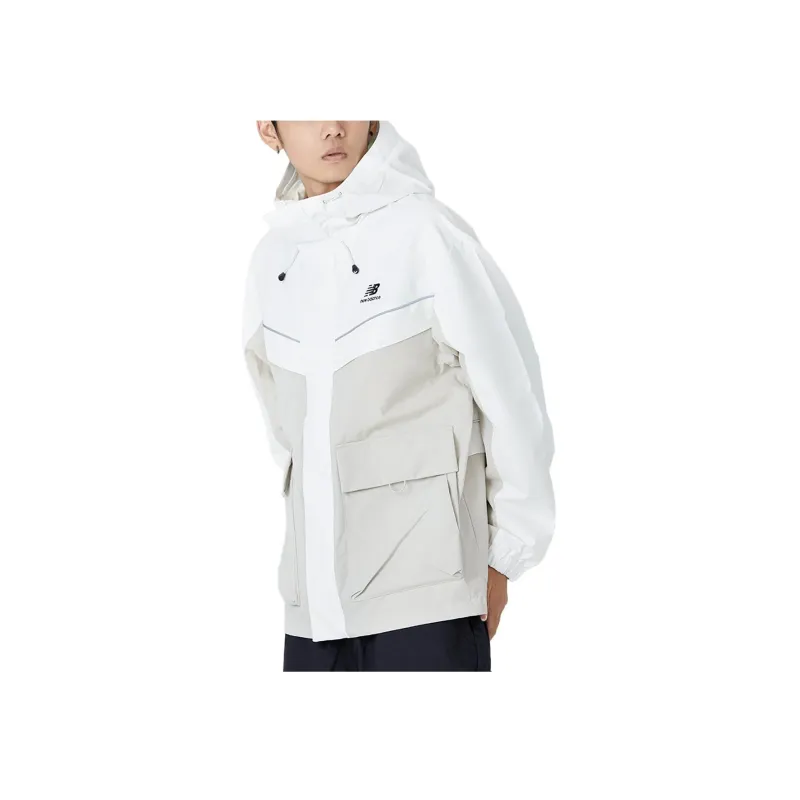 New Balance Windproof Woven Hooded Jacket Khaki-6