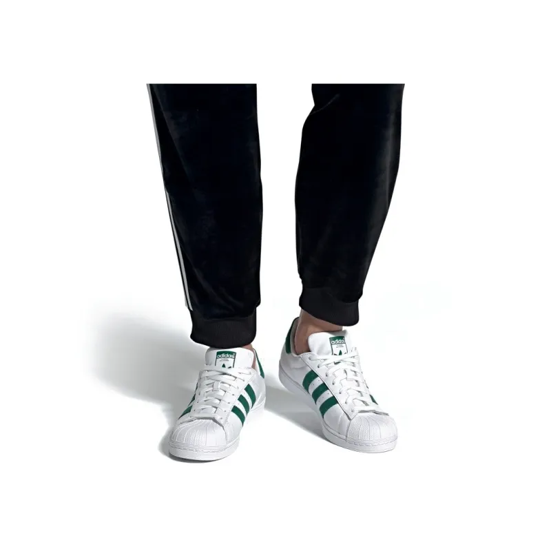 Adidas Superstar White Collegiate Green-5