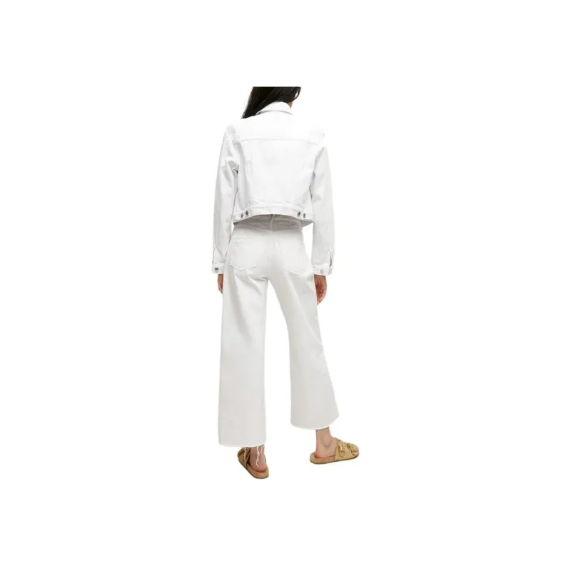 VERONICA BEARD SS24 Denim Jacket Women's White-2