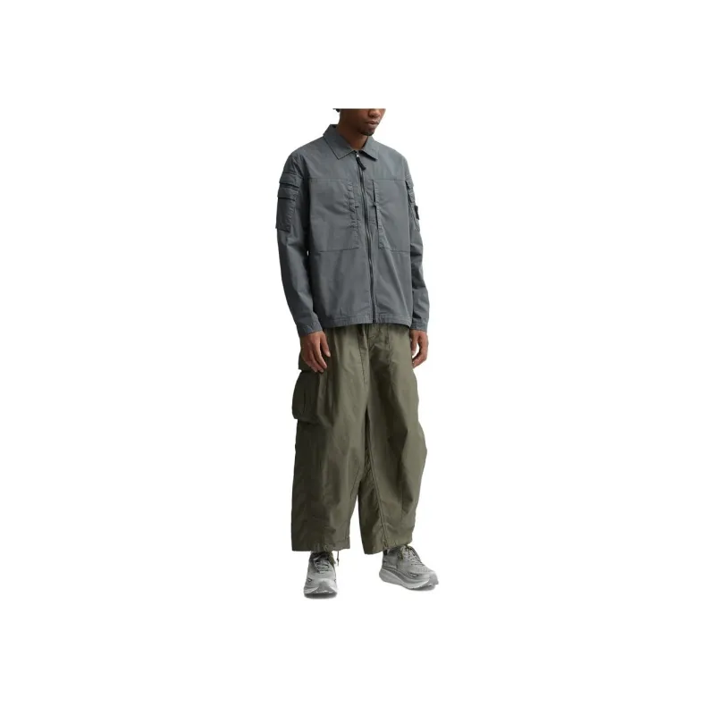 STONE ISLAND FW23 Jackets & Coats Men's Lead Gray-3