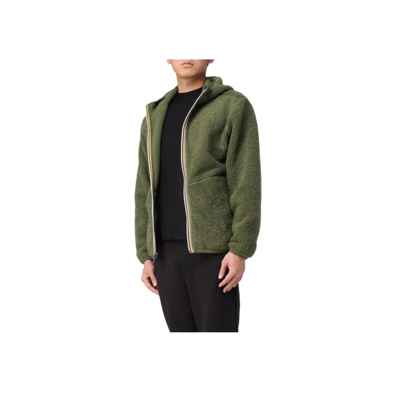 K WAY Jackets & Coats Men's Green-2
