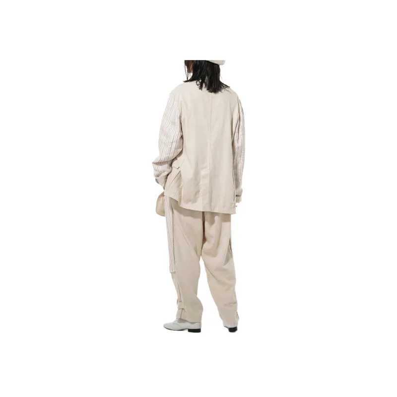 Yohji Yamamoto S'YTE Casual Pants Unisex Beige-4