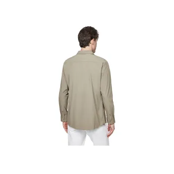 Red Bean Top Shirt Men's Army Green