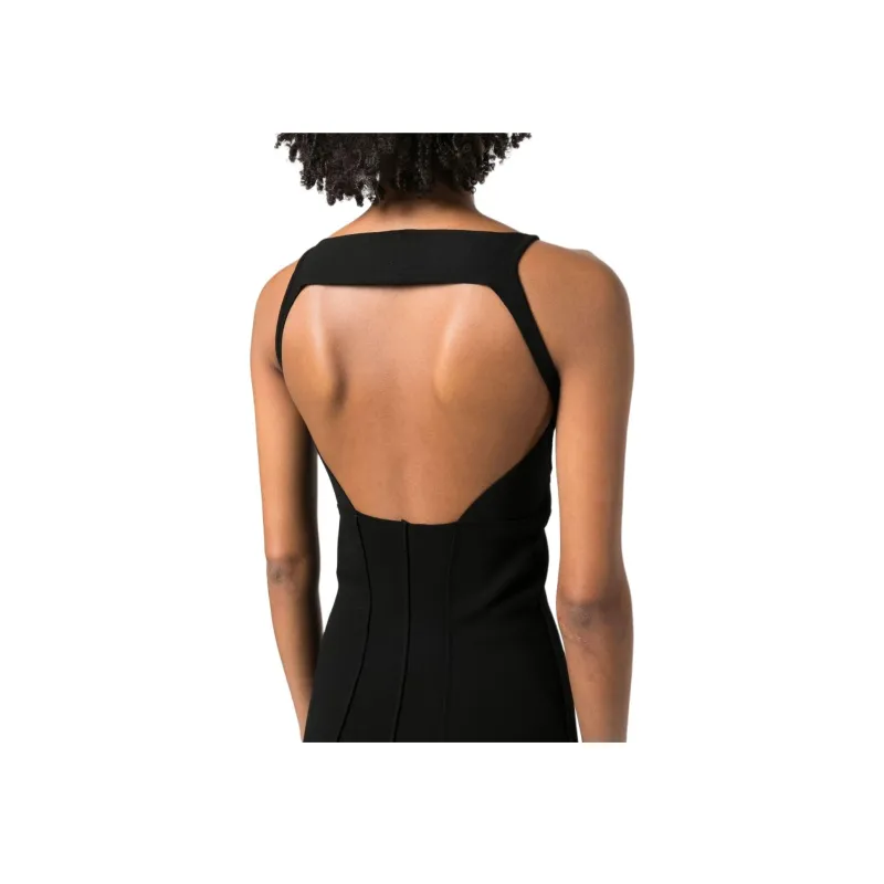 RICK OWENS Cut Out Sleeveless Dress-4
