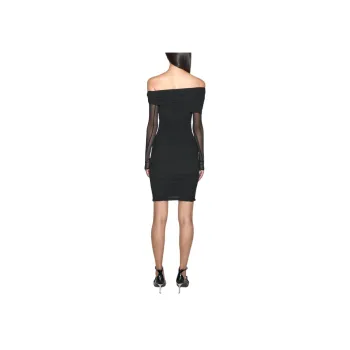 Mugler Off shoulder Mini Dress