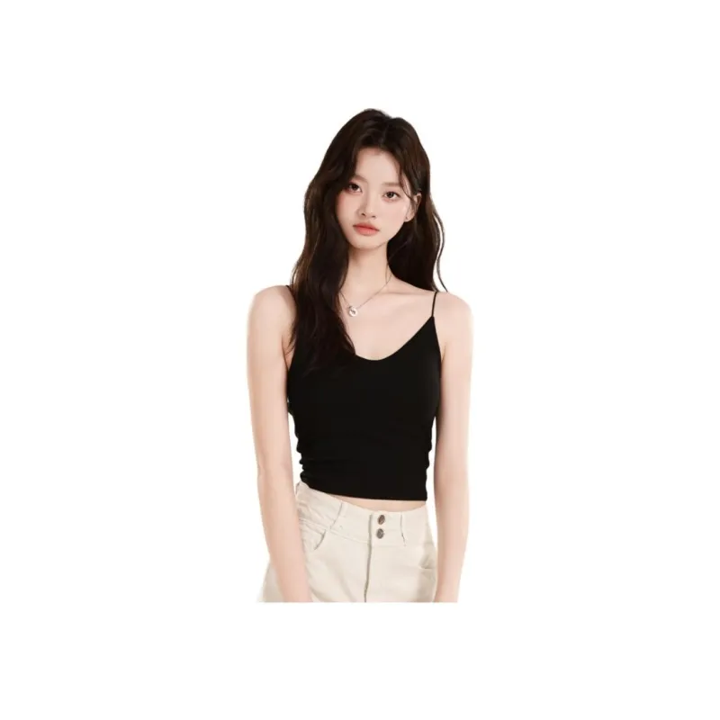 FOREVER 21 Camisoles Women's Black-1