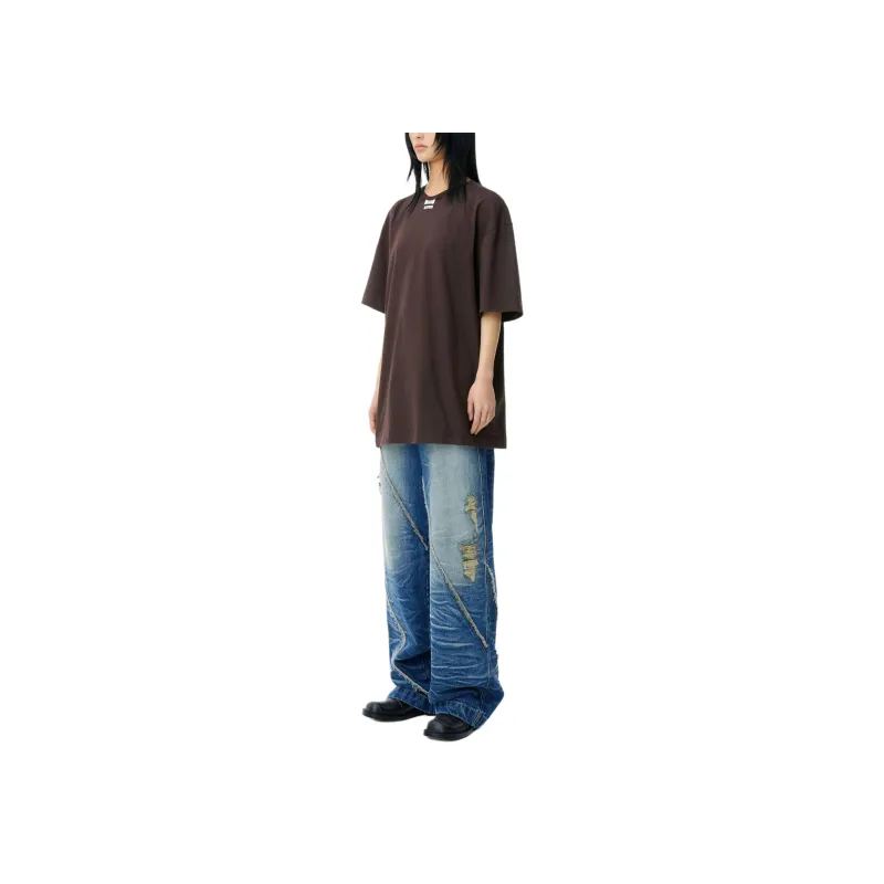 ADER ERROR Langle T shirt T Shirt Women's Umber-4