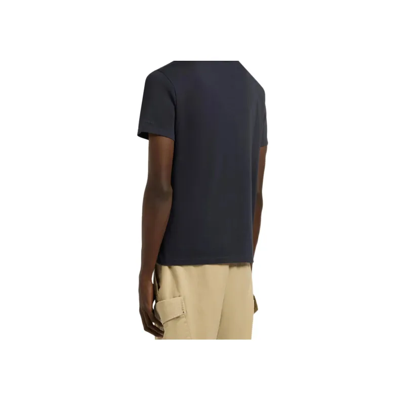 Moose Knuckles T Shirt Men's Marine Blue-2