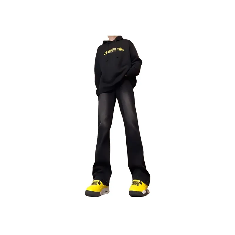 VIPGOOSE Jeans Unisex Yellow Mud-5