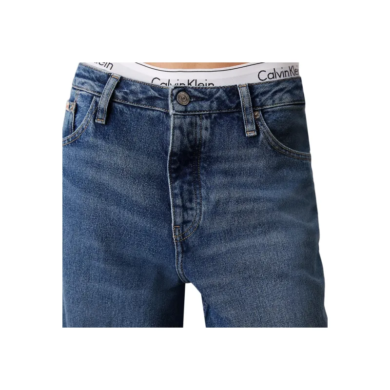 CALVIN KLEIN Jeans Europe Version Women's Medium Blue-3