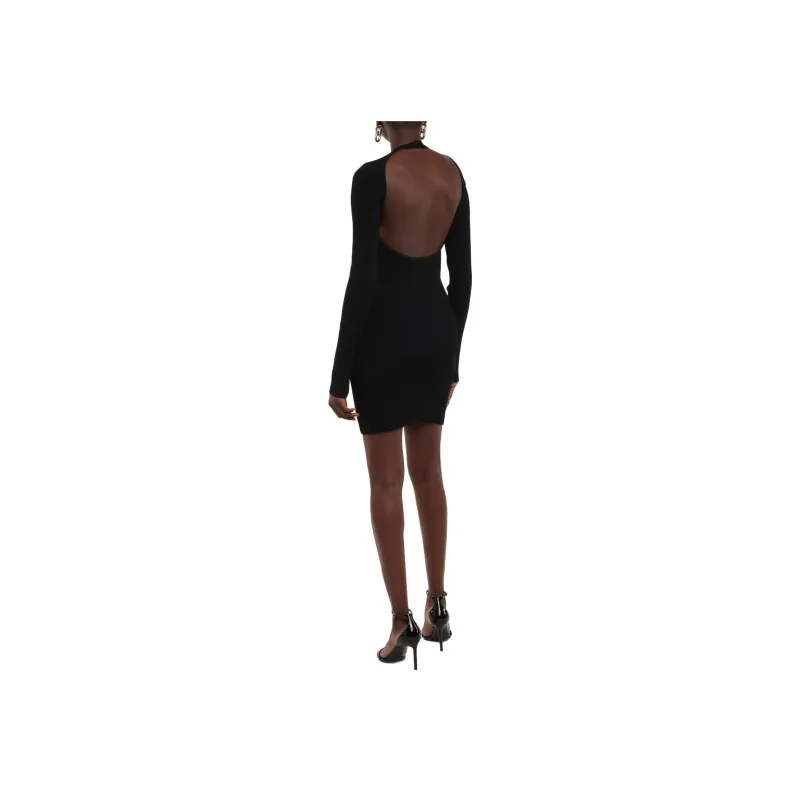PHILOSOPHY DI LORENZO SERAFINI Long-Sleeved Dresses Women's Black-2