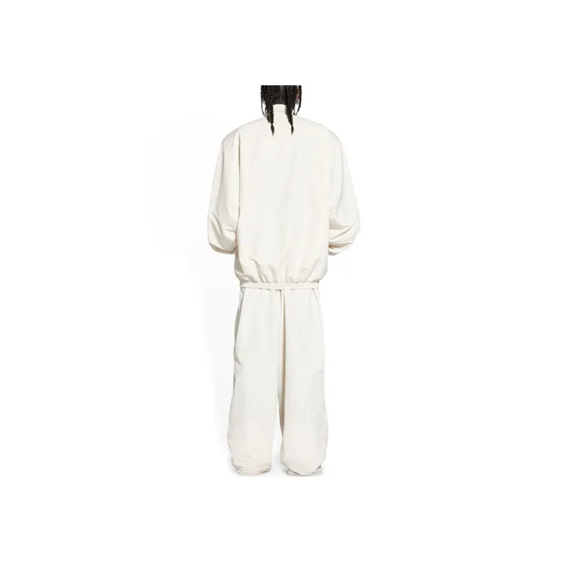 Balenciaga Sporty B Oversized Tracksuit Nylon Jacket White-1