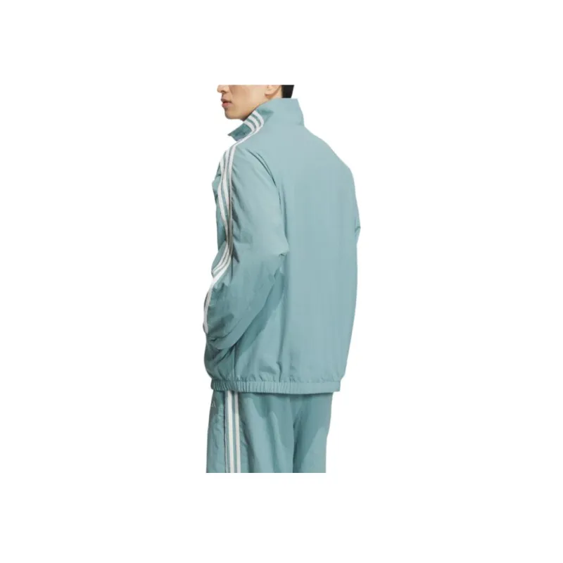 Adidas 3 Stripes Jacket Unisex Cyan-4