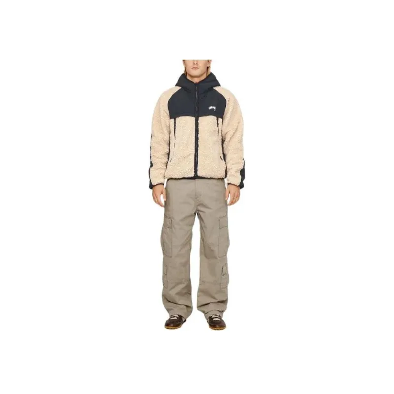 Stüssy Shearling Panelled Jacket-21