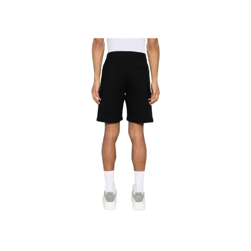 Alexander McQueen Warped Logo Bermuda Shorts-1