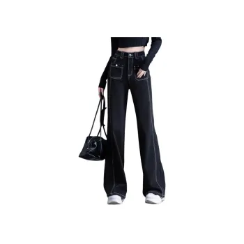 You Cow Me Pants Jeans Women's Black