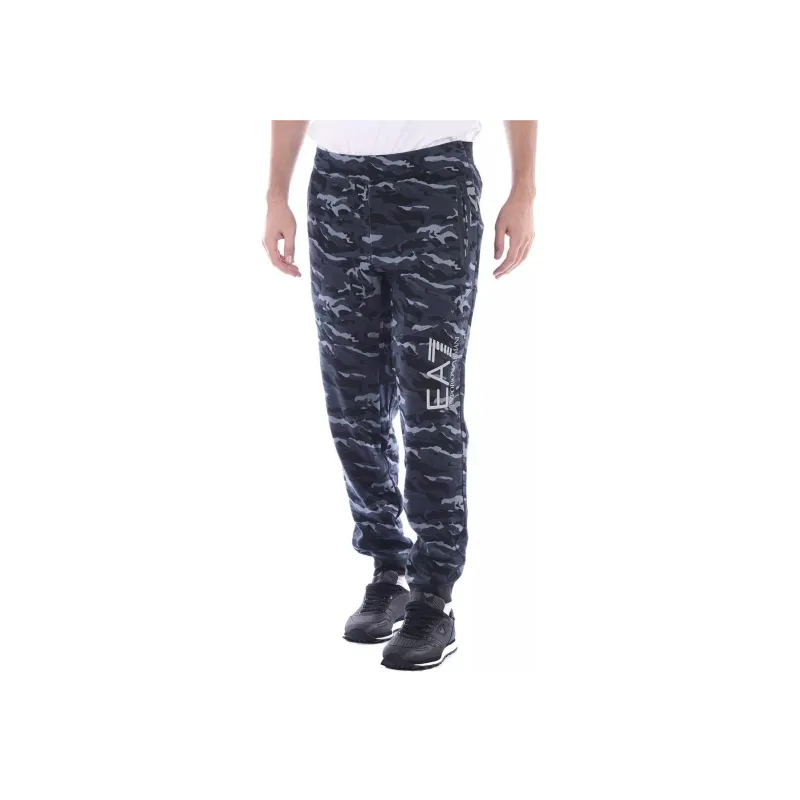 EMPORIO ARMANI EA7 Knitted Sweatpants Men's Gray-0