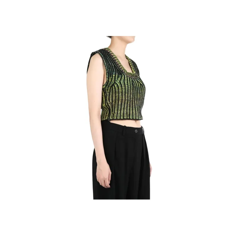 DIESEL M Orkidea Knitted Top 'Bottle Green'-0