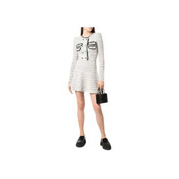 Self portrait Long Sleeved Dresses Women's White