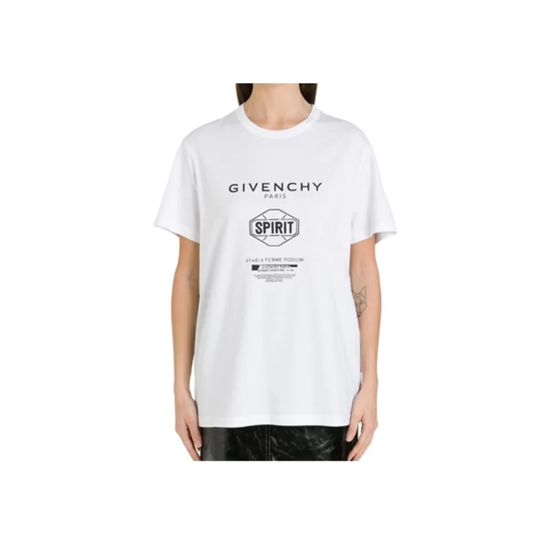 Givenchy T Shirts Women's White-3