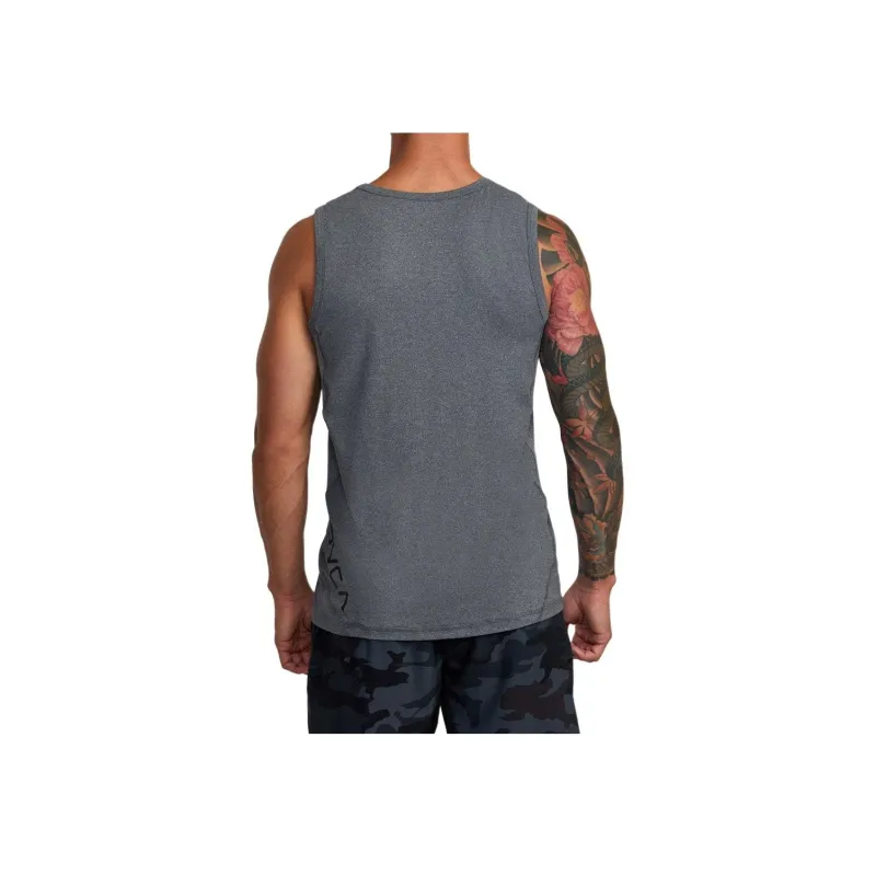RVCA Tank Tops Men's Charcoal Gray-3