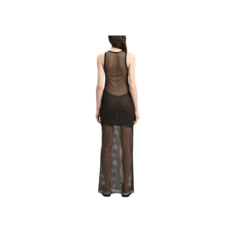 PALM ANGELS Mesh Maxi Dress-2