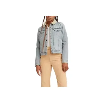 Levis Velvet Jackets Women's Light Blue