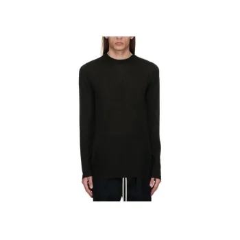 RICK OWENS Crew Neck Wool Jumper
