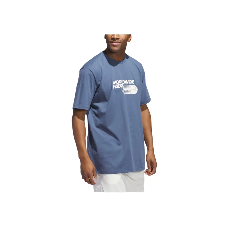 Adidas Rldwide T Shirts Men Blue-3