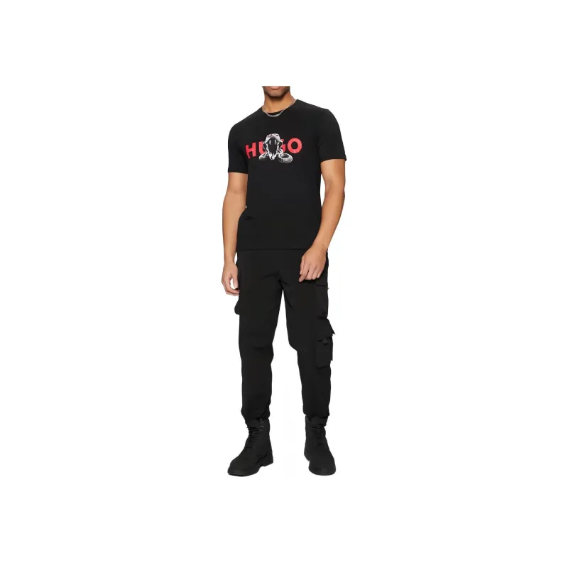 HUGO BOSS Logo print T shirt-2