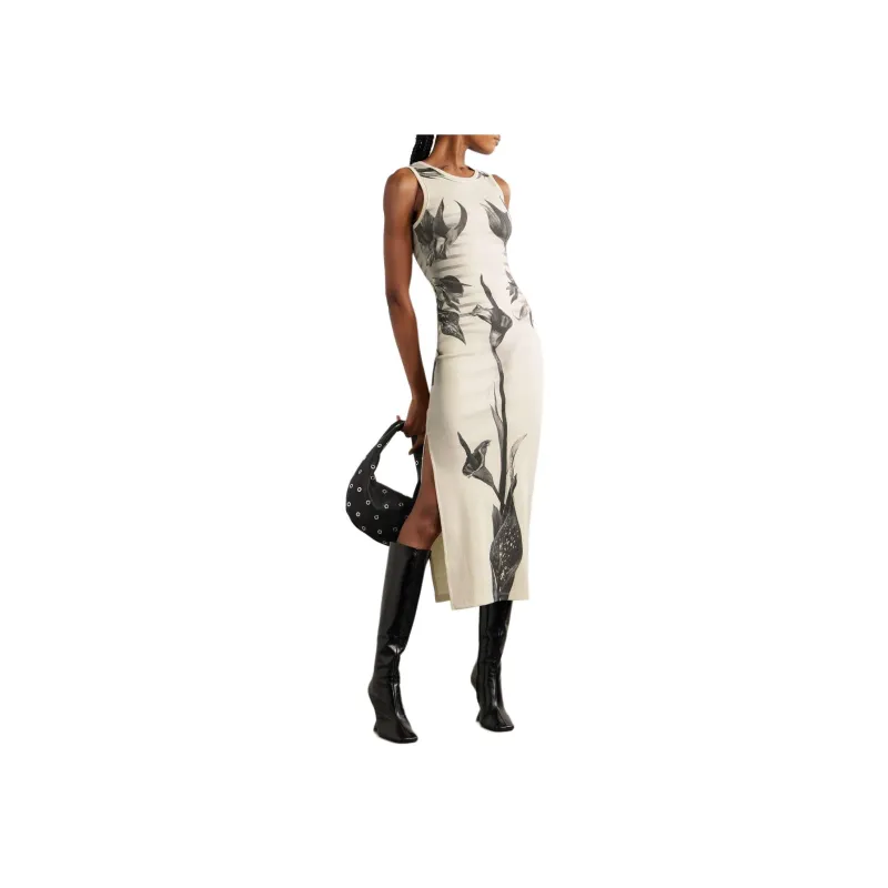 Jean Paul Gaultier Floral print Midi Dress-3