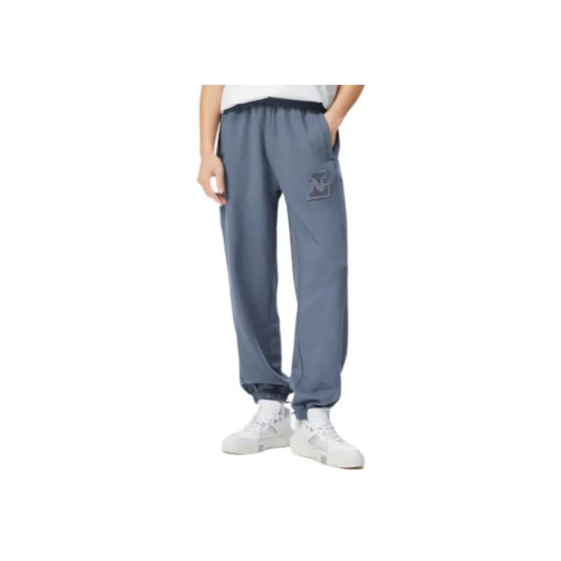 LiNing Sports Fashion Collection Knitted Sports Pants Men Flint Blue-2