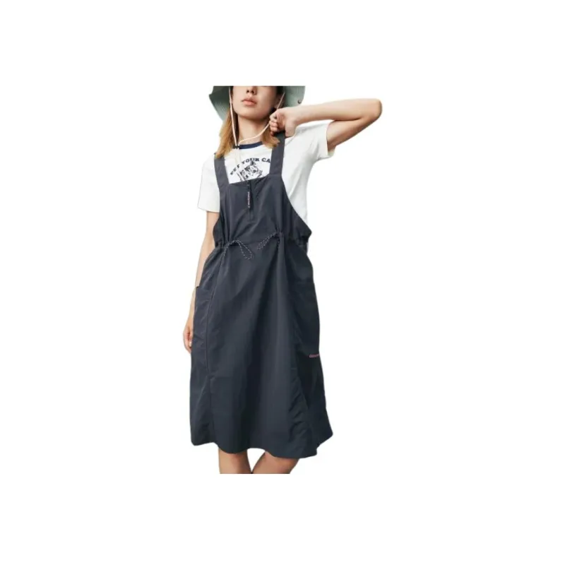 Converse Slip Dresses Women's Gray-2