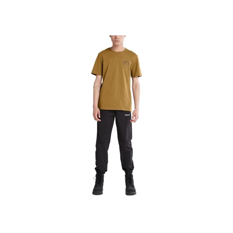 Timberland Set in Sleeve T Shirt Men's Wheat-5