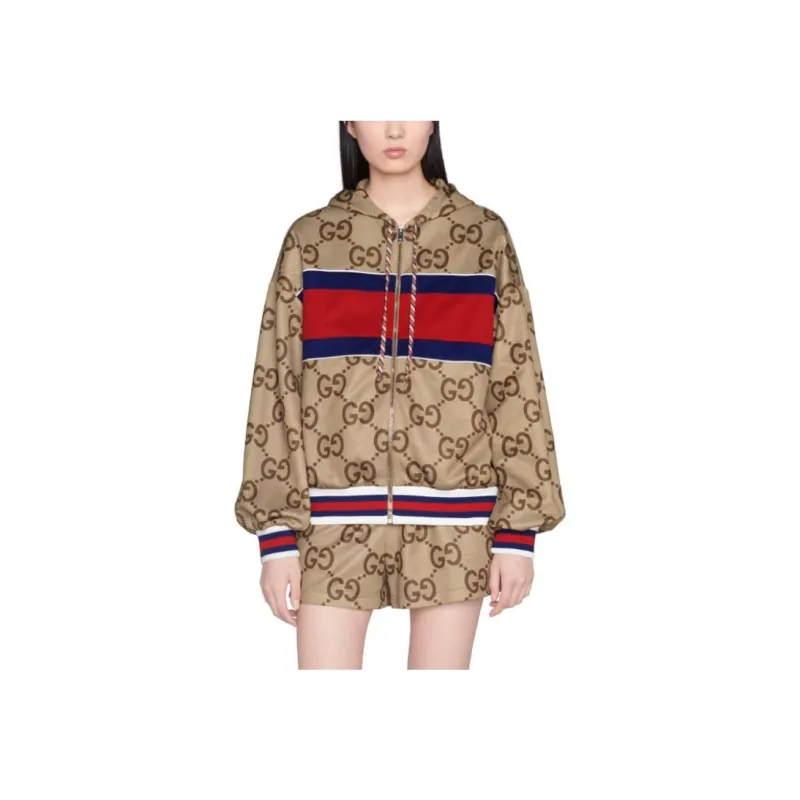 GUCCI Jackets Women's Camel-3