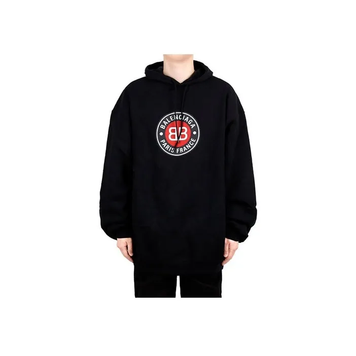 Balenciaga Paris France Print Hoodie-0
