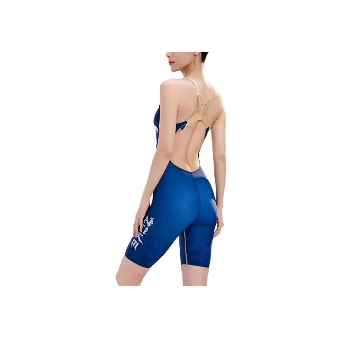 ZOKE One piece Swimsuit Women's Dark Blue China Dragon-1