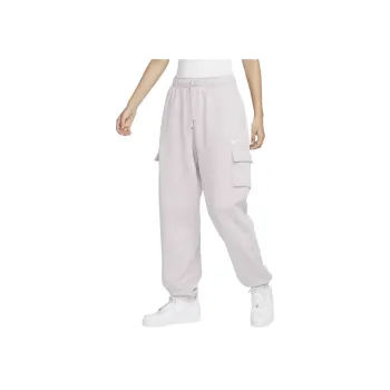 Nike Sportswear Club Fleece Knitted Sports Pants Women's Gray Purple/White