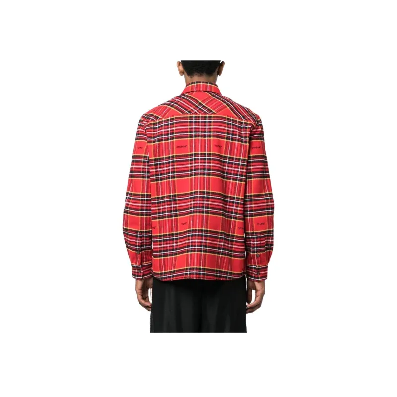 OFF WHITE Shirts Men Red-1