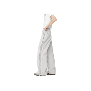 DARK HORSE Cleanfit American Side Zipper Straight Fit Casual Pants Unisex