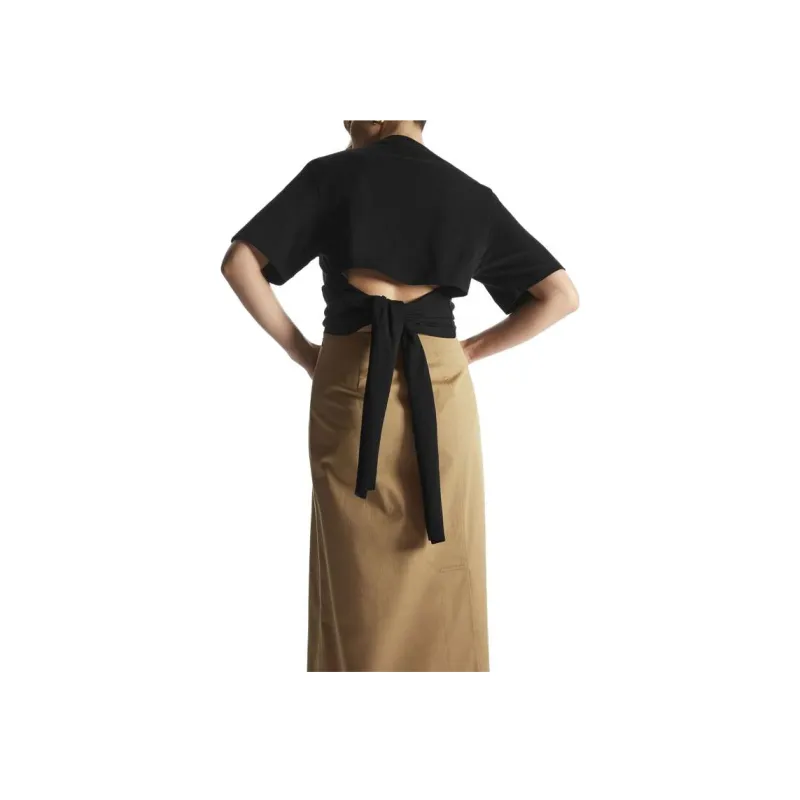 COS Crop Tops Women's Black-2
