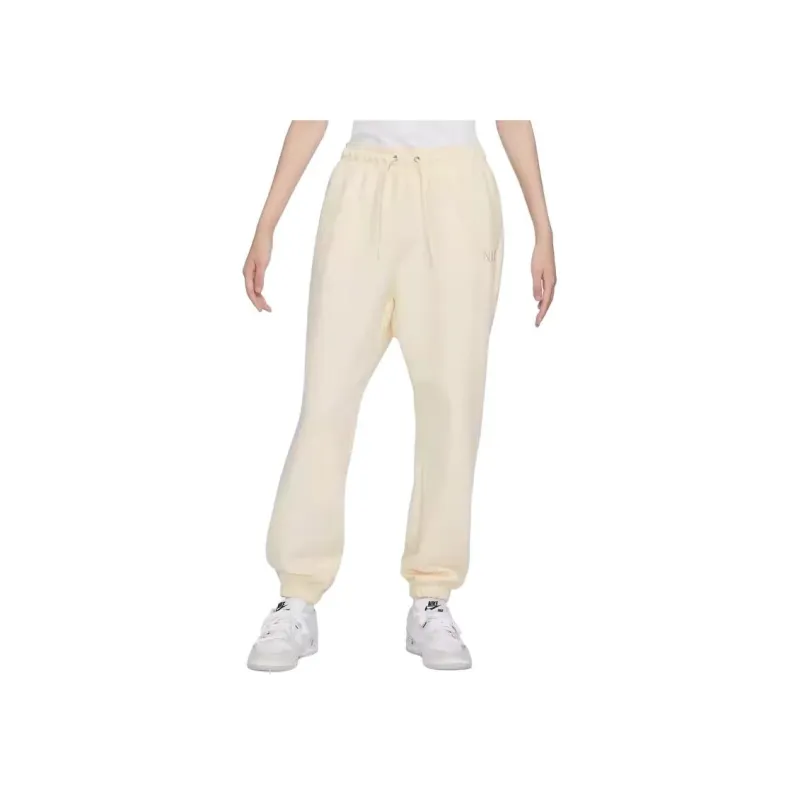 Nike Knitted Sports Pants Women's Ecru-3
